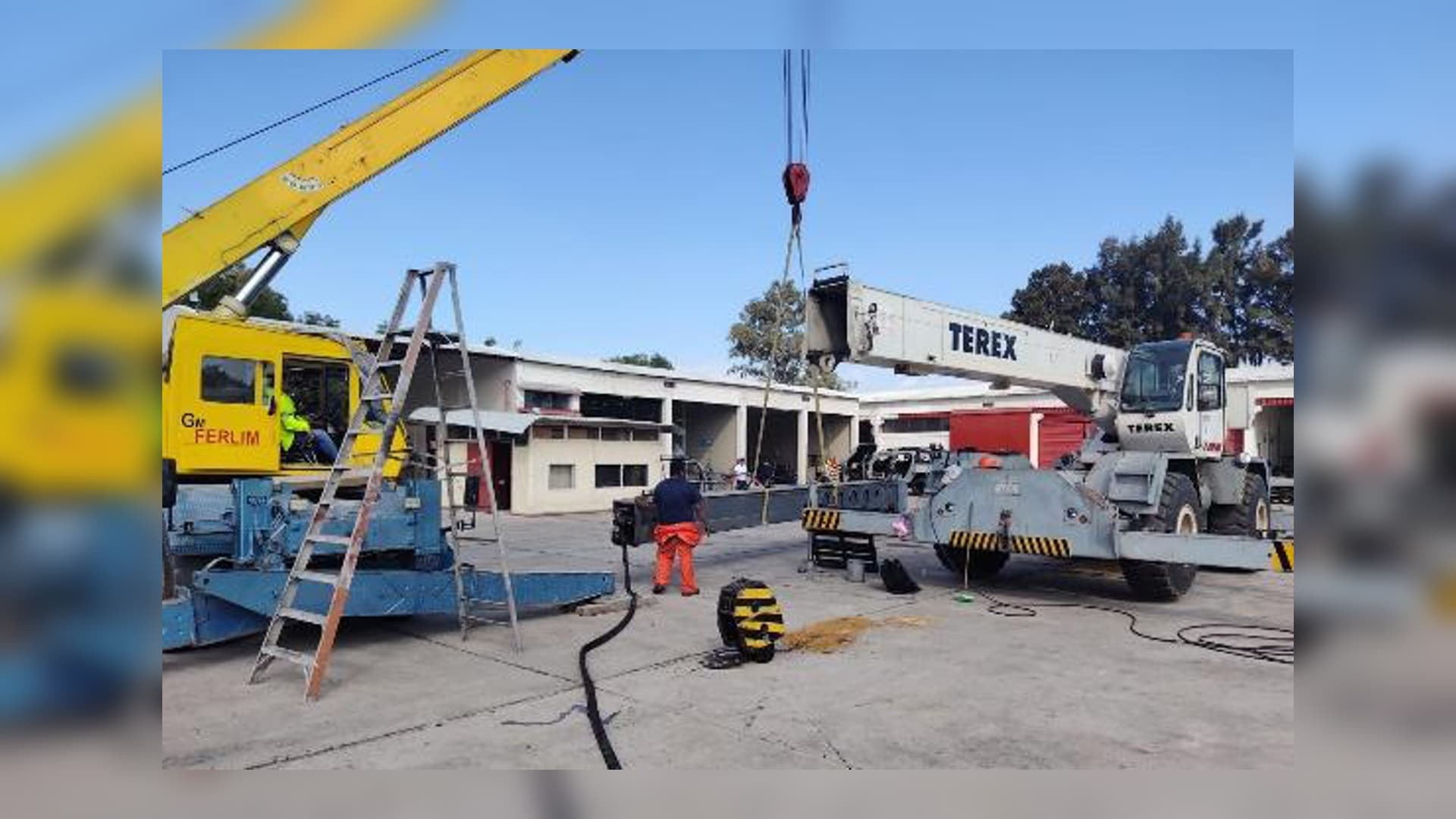 Reporte y ficha técnica en grúa Terex RT 335 — Tagema