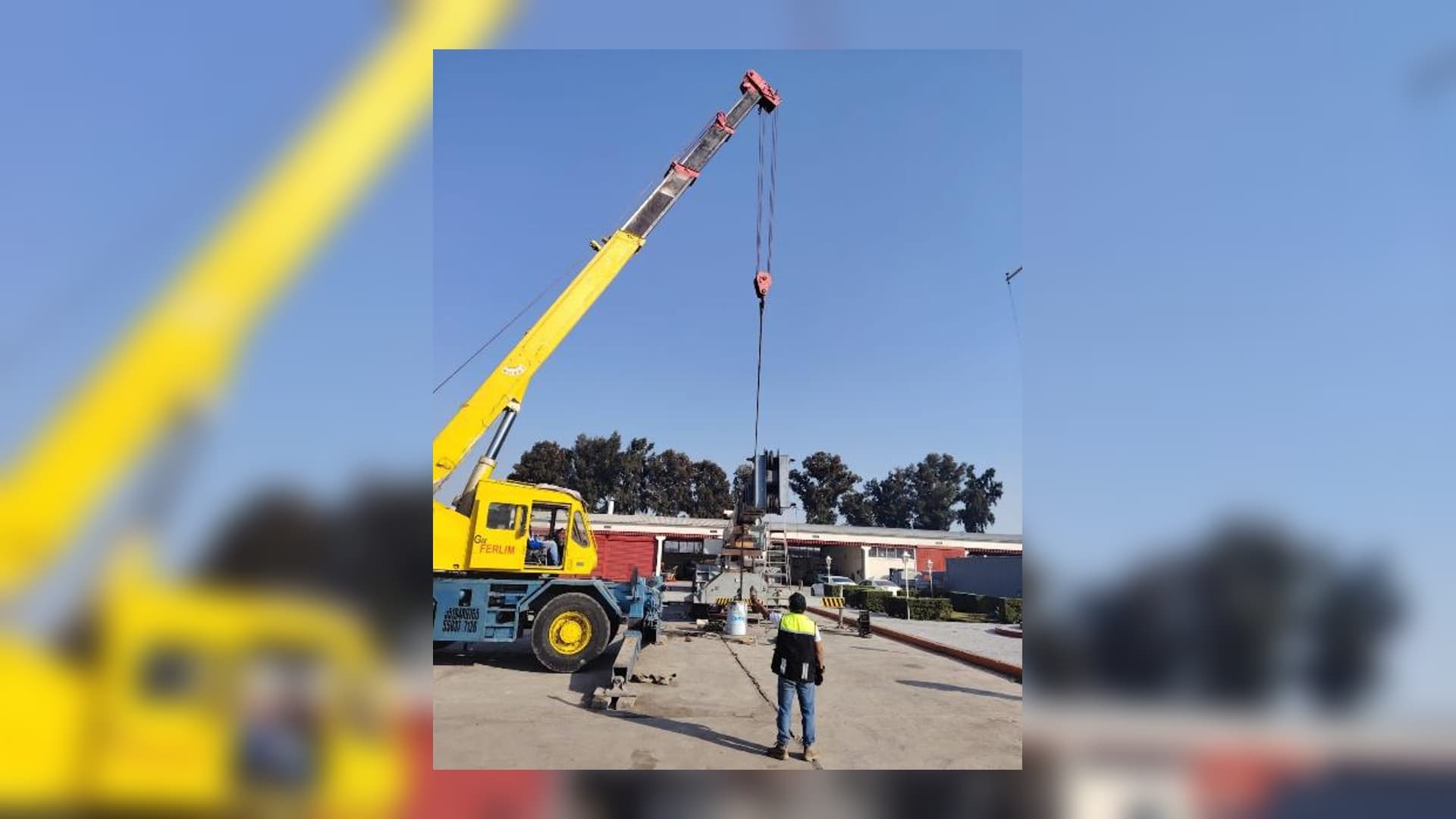 Reporte y ficha técnica en grúa Terex RT 335 — Tagema